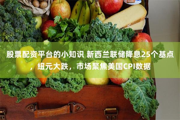 股票配资平台的小知识 新西兰联储降息25个基点，纽元大跌，市场聚焦美国CPI数据