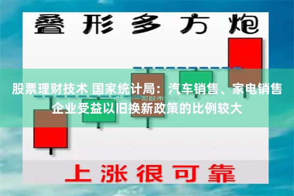 股票理财技术 国家统计局：汽车销售、家电销售企业受益以旧换新政策的比例较大